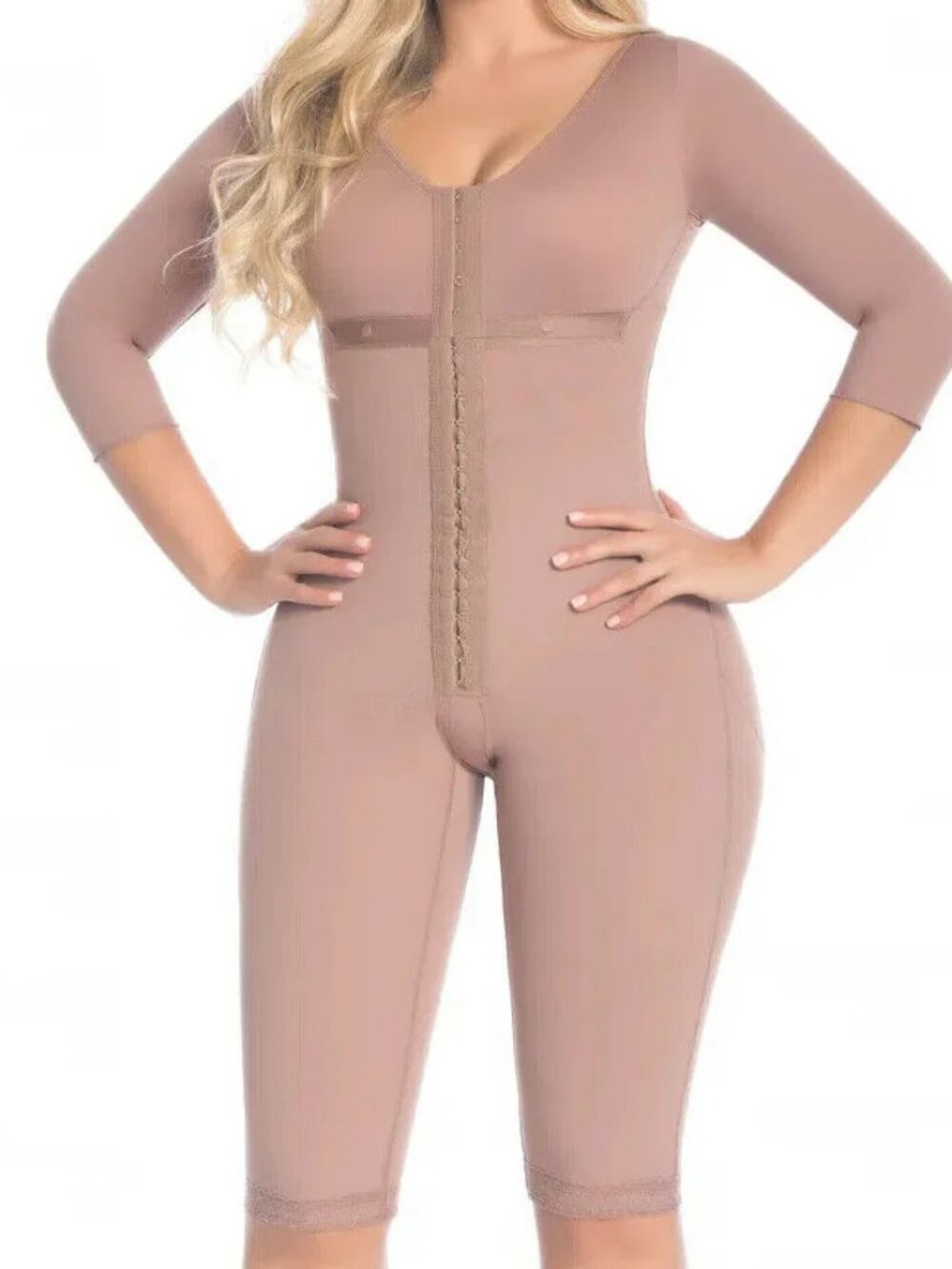 FAJATE Faja Colombiana 360 con Mangas Post Surgery Tallas XS a XL